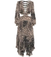 ZIMMERMANN ALLIA LEOPARD-PRINT CUT-OUT DRESS,P00393281