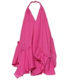 JACQUEMUS La Dressing Gown Rosa wool minidress,P00379241