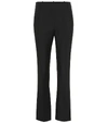 VALENTINO MID-RISE WOOL AND SILK PANTS,P00395560