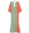 LOEWE COLORBLOCKED MIDI DRESS,P00375360