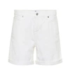 7 FOR ALL MANKIND MID-RISE COTTON TWILL SHORTS,P00393978