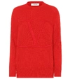 VALENTINO WOOL AND CASHMERE SWEATER,P00395514