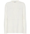 VALENTINO WOOL AND CASHMERE SWEATER,P00395515