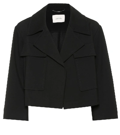 Dorothee Schumacher Emotional Essence Jersey Jacket In Black