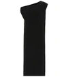 Norma Kamali Short-sleeve Drop-shoulder Midi Dress In Black