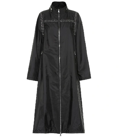 Moncler Genius 6 Moncler Noir Kei Ninomiya Nylon Coat In Black