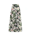 DOLCE & GABBANA FLORAL COTTON-POPLIN MAXI SKIRT,P00389217