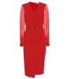 MAX MARA MANUEL STRETCH-WOOL CRÊPE DRESS,P00398084