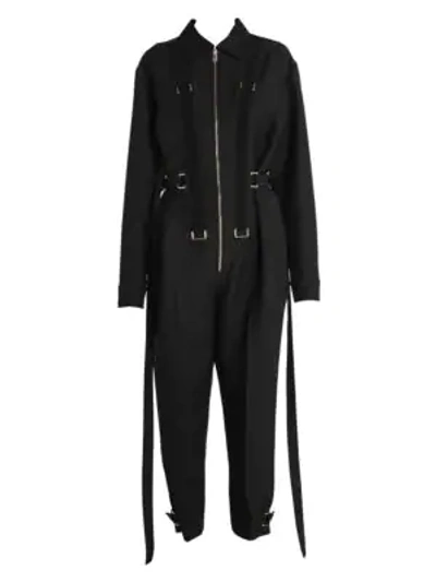 Stella Mccartney Zip-front Flight Suit In Black