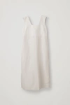 COS LINEN-SILK DRESS WITH BACK TIES,0741171001