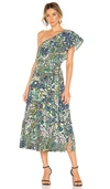 A.L.C A.L.C. JANELLE DRESS IN GREEN.,ALX-WD174