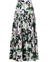 DOLCE & GABBANA LONG FLORAL PRINT SKIRT,F4A8QT HS5EO HNKK8