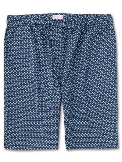 Derek Rose Trianglelounge Shorts In Navy