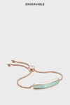 MONICA VINADER BAJA AMAZONITE AND 18K ROSE GOLD BRACELET,RP-BL-BAJA-AMZ