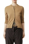 BURBERRY MONOGRAM LOGO CASHMERE CARDIGAN,8011092