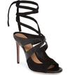 AQUAZZURA MABEL ANKLE STRAP SANDAL,MABHIGS0-SCD-000