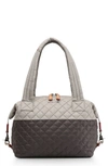 Mz Wallace Medium Sutton Bag - Black In Paloma/ Magnet