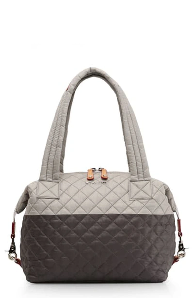 Mz Wallace Medium Sutton Bag - Black In Paloma/ Magnet