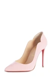 Christian Louboutin Hot Chick 100 Patent Red Sole Pumps In P355 Pink