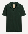 OAS TERRY OPEN COLLAR POLO SHIRT,000622573