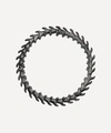 Shaun Leane Rhodium-plated Silver Serpents Trace Slim Bracelet In Gold And Black