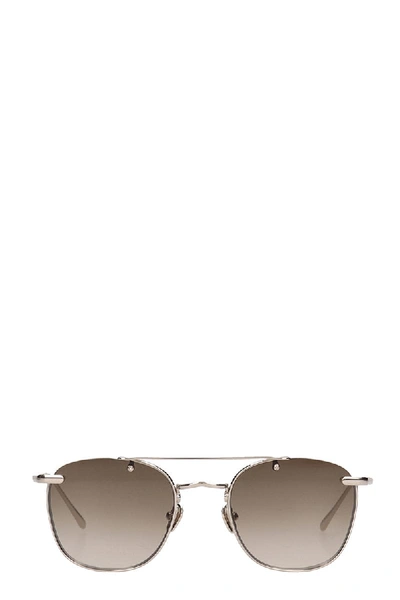 Linda Farrow Gold Pvc Sunglasses