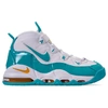 Nike Men's Air Max Uptempo '95 Basketball Shoes In White / Blue