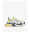 Balenciaga Triple S Split-colourway Low-top Trainers In Blue/pal.c