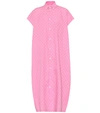 BALENCIAGA BB COTTON SHIRT DRESS,P00397712