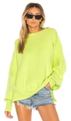 Free People Easy Street Tunic In Green. In Lime
