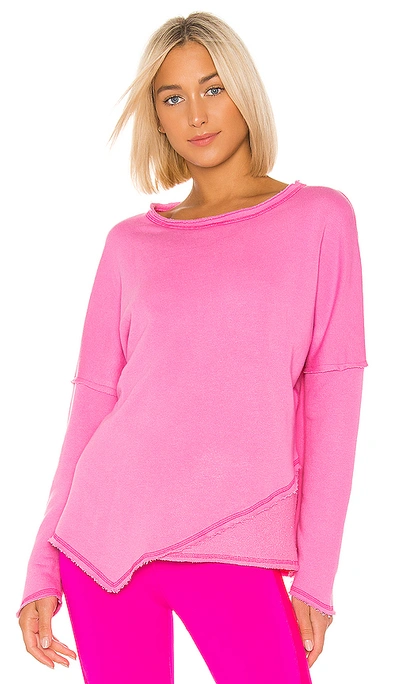 Alala Exhale Sweatshirt In Pink. In Sorbet