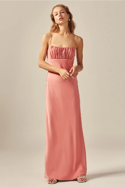 C/meo Collective Provided Gown In Rose