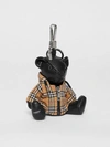 BURBERRY Thomas Bear Charm in Vintage Check Hooded Top