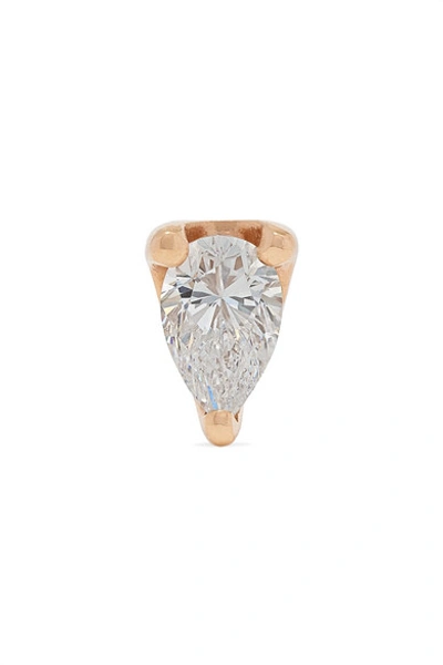 Anita Ko 18-karat Rose Gold Diamond Earring