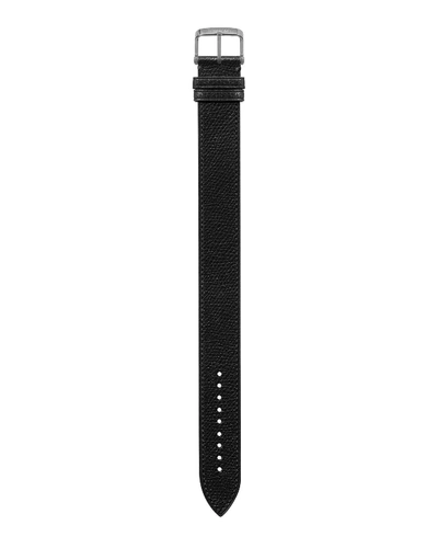 Tom Ford Large Pebble Grain Leather Strap In Black