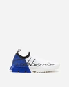 DOLCE & GABBANA STRETCH MESH SORRENTO SNEAKERS WITH PAINTED HEEL