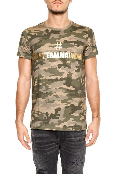 Balmain camo t shirt discount
