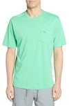 Tommy Bahama 'new Bali Sky' Original Fit Crewneck Pocket T-shirt In Turtle Shell Green