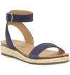 Lucky Brand Garston Espadrille Sandal In Moroccan Blue Suede