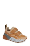 Stella Mccartney Eclypse Hook-and-loop Sneaker In Beige/ Pink