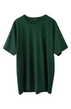 Acne Studios Nash Face Tee In Dark Green