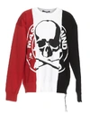 MASTERMIND JAPAN MASTERMIND WORLD CONTRAST LOGO SWEATER