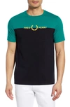 FRED PERRY COLORBLOCK GRAPHIC T-SHIRT,M6538