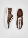 BURBERRY Monogram Stripe E-canvas Sneakers