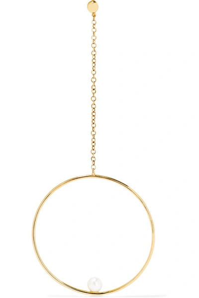 Anissa Kermiche 14-karat Gold Pearl Earring