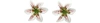 DOLCE & GABBANA FLOWER EARRINGS,WEL6L1 W1111 ZOO00