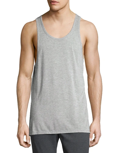 Atm Anthony Thomas Melillo Modal Jersey Tank In Heather Grey