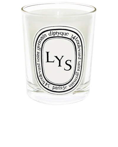 Diptyque 6.7 Oz. Lys Scented Candle In White