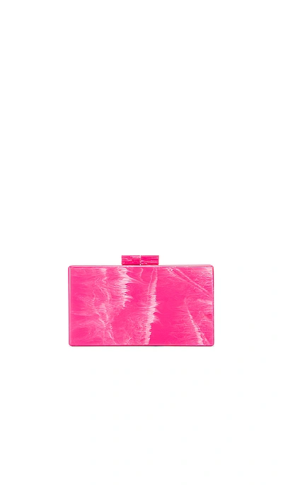 Amber Sceats Box Clutch In Pink. In Hot Pink