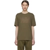 HELMUT LANG HELMUT LANG KHAKI LOGO PATCH T-SHIRT